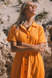 Terry Towelling Dress Mango