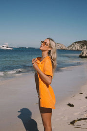 Terry Towelling Dress Mango