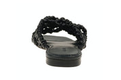 Theresa Scrunchie Sandal - Black