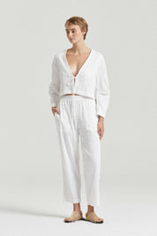 The Suki Pants White