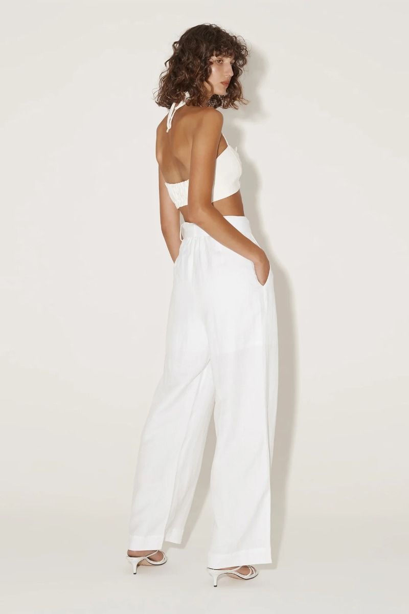 Lorenzo Pant White