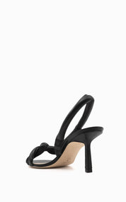 Tubular Pretzel 70 Heel | Black