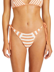 Tangerine Cotton Crochet Brief Tangerine White