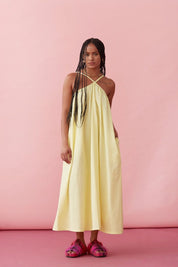 Verity Dress in Yellow