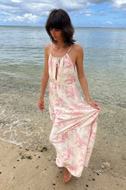 Fleur Maxi Dress Lotus Pink