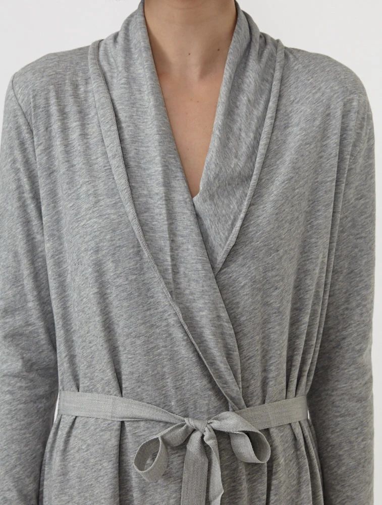 Organic Double Layer Wrap Robe