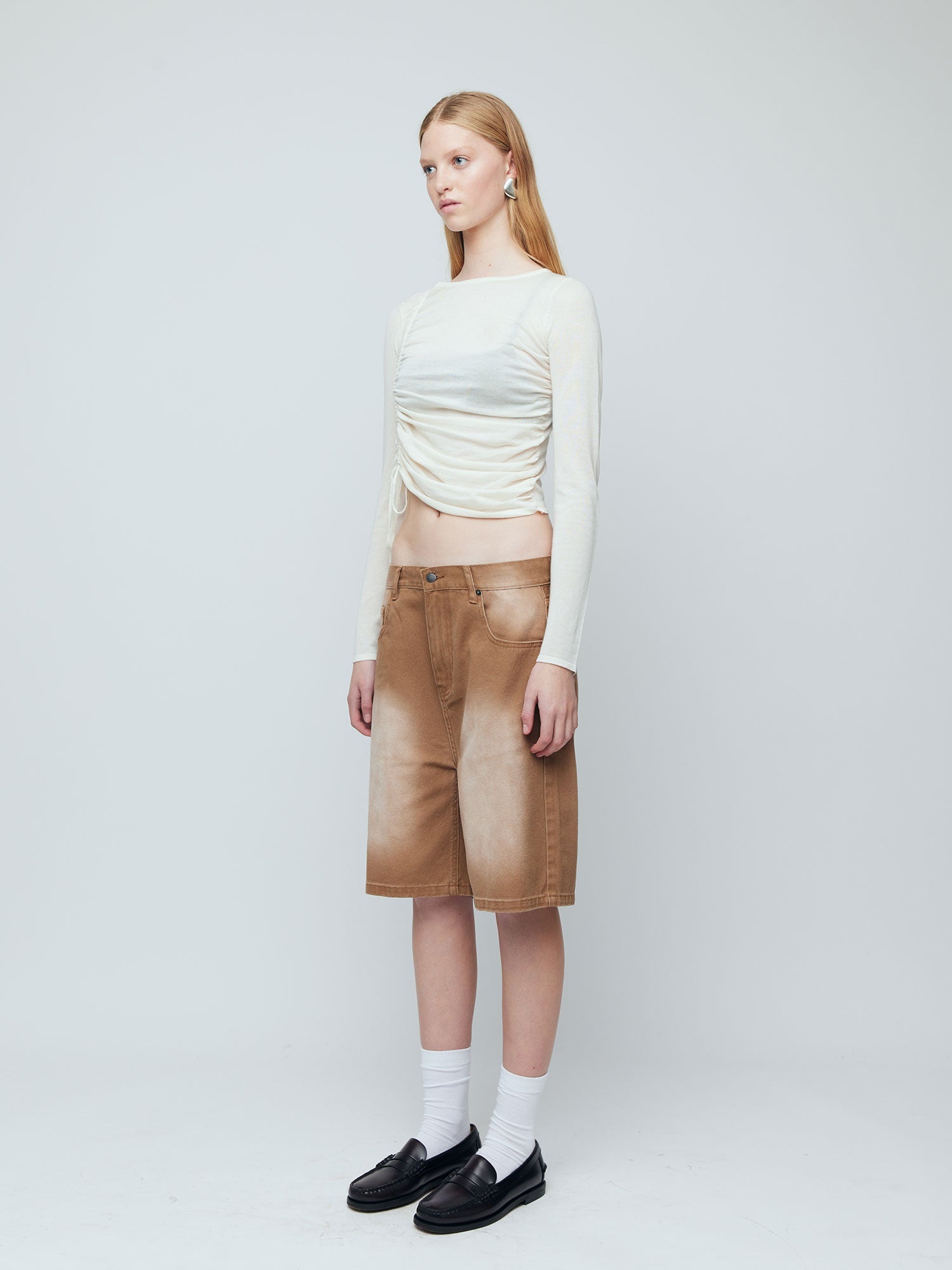 Nadine Knit L/S Top - Ivory