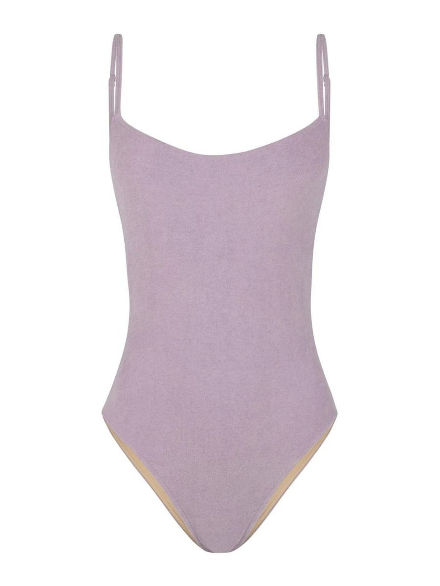 Towelling Onepiece Lilac