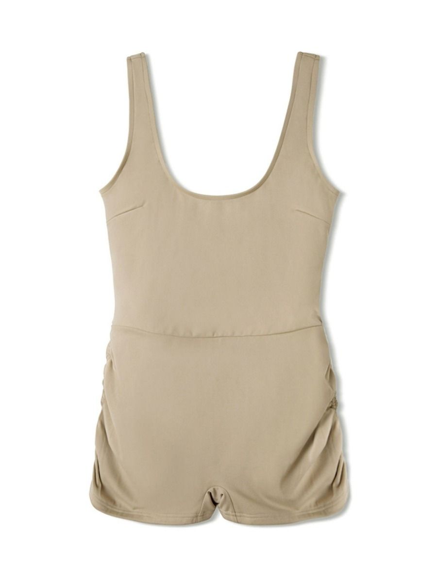 Aloe Ruched Short One Piece Aloe