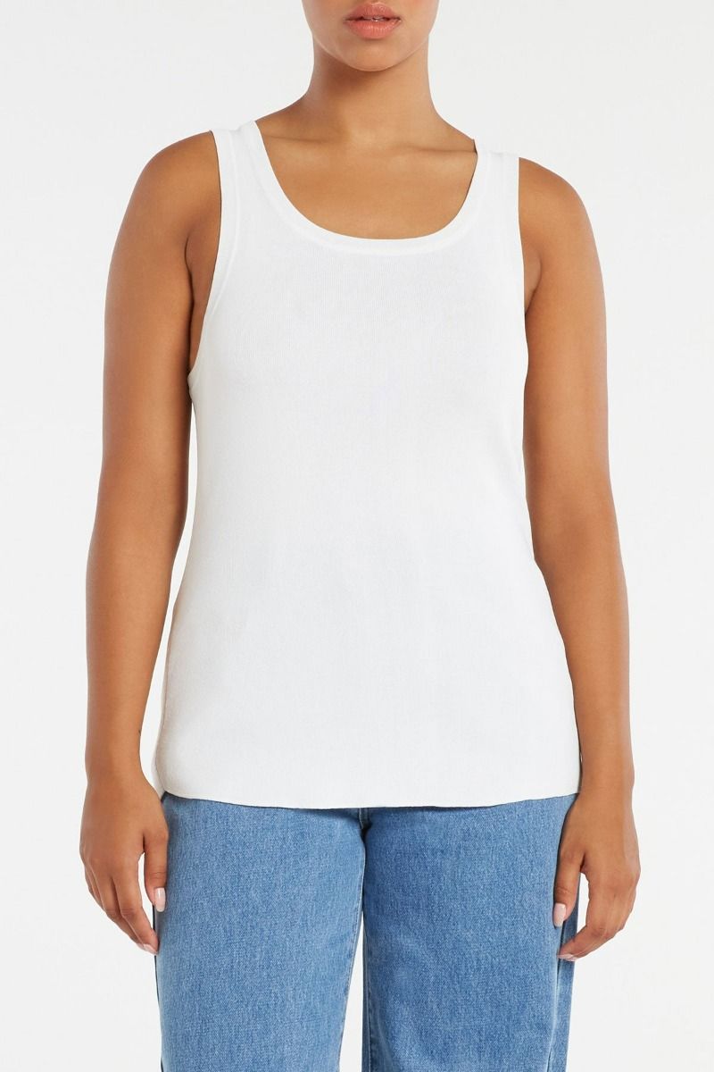 Wayfarer Knit Tank White