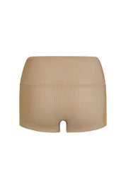 Camel Stripe Rib Skimpy Short