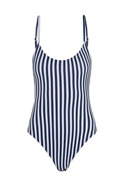 Indigo Stripe One Piece