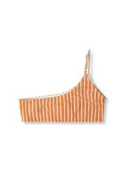 Tangerine Stripe Bralette Tangerine White