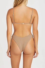 Cocoa Crinkle Curve Brief Cocoa