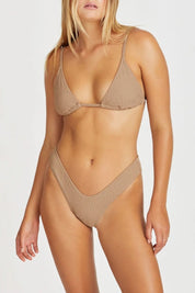 Cocoa Crinkle Curve Brief Cocoa