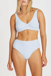 Cool Blue Towelling Waisted Brief Cool Blue