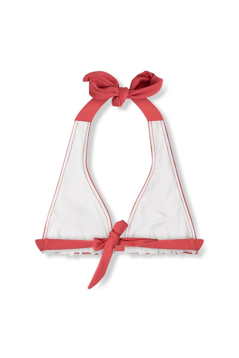 Rio Red Ribbed Halter Triangle Rio Red
