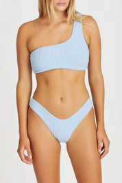 Cord Towelling Curve Brief - Pacific Blue