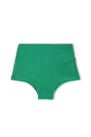 Green Towelling Boy Short Green